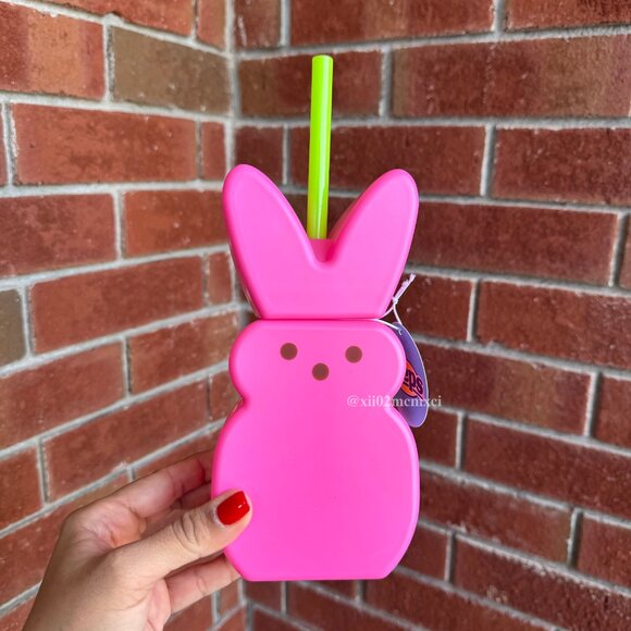 TARGET BULLSEYE PLAYGROUND PEEPS BUNNY TUMBLER 1CT - Picture 1 of 3